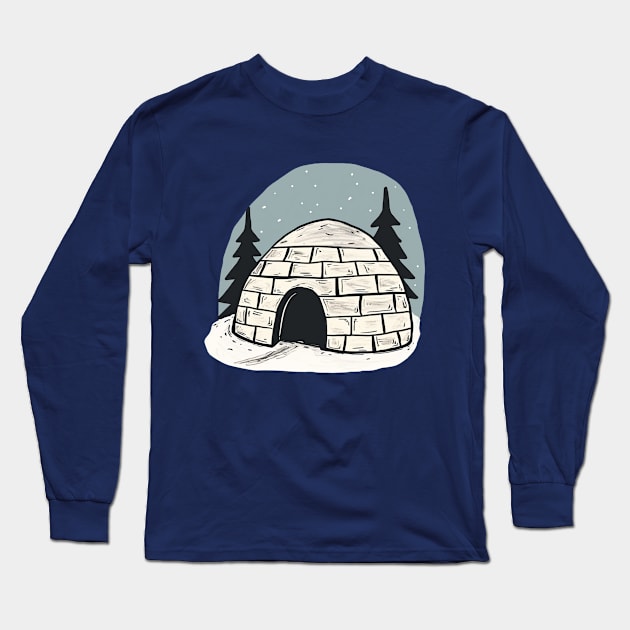 Igloo Long Sleeve T-Shirt by DragonDream